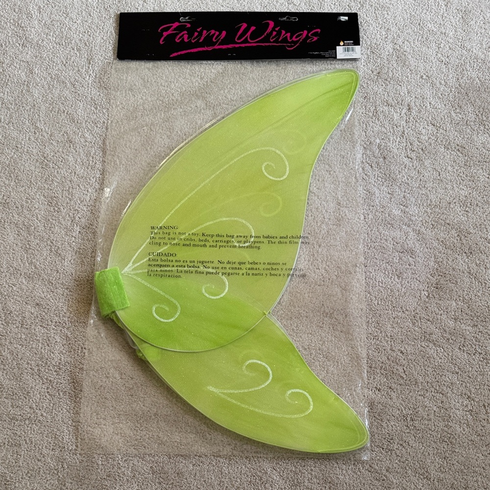 Green Fairy Wings, one size